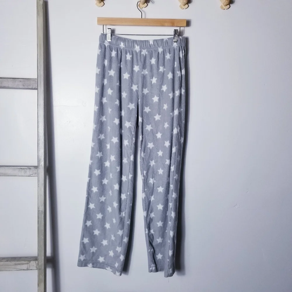 SLEEP CHIC STAR GRAY AND WHITE PJ PANTS SIZE SMALL - Picture 1 of 15